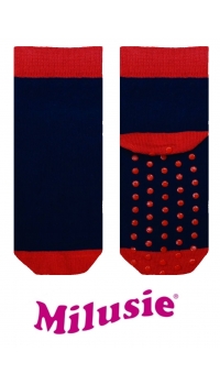 Skarpetki bawełniane wzorowane antypoślizgowe ABS _____________ Mod.56 art. B2234 roz.18-22cm